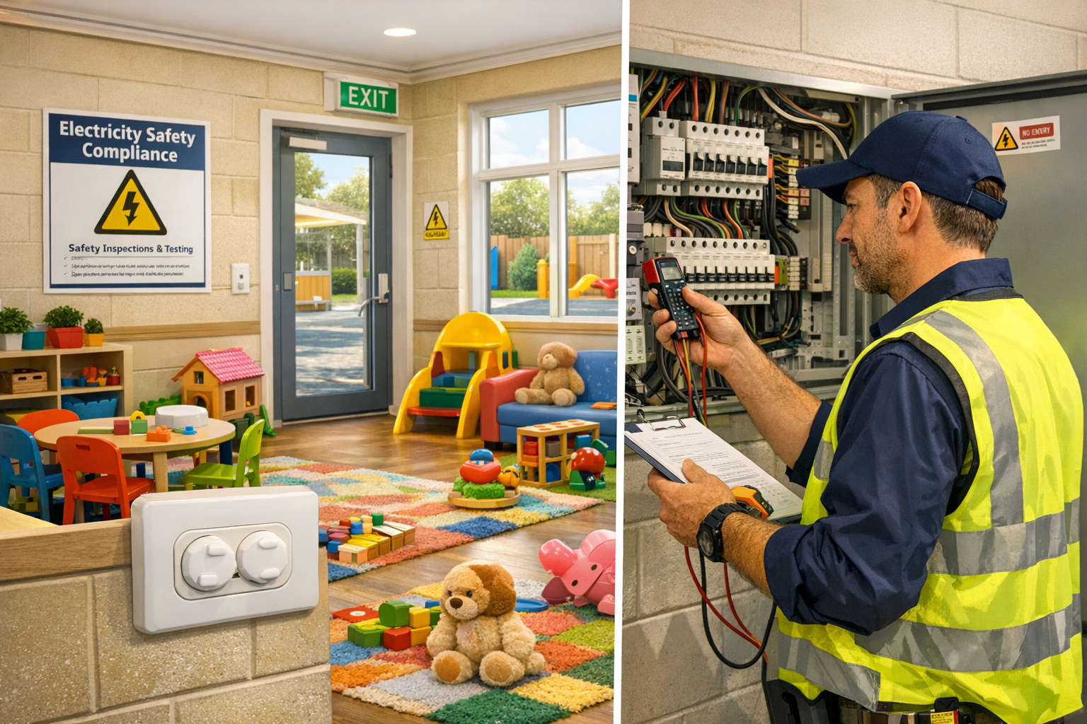 childcare centre electrical melbourne inline image