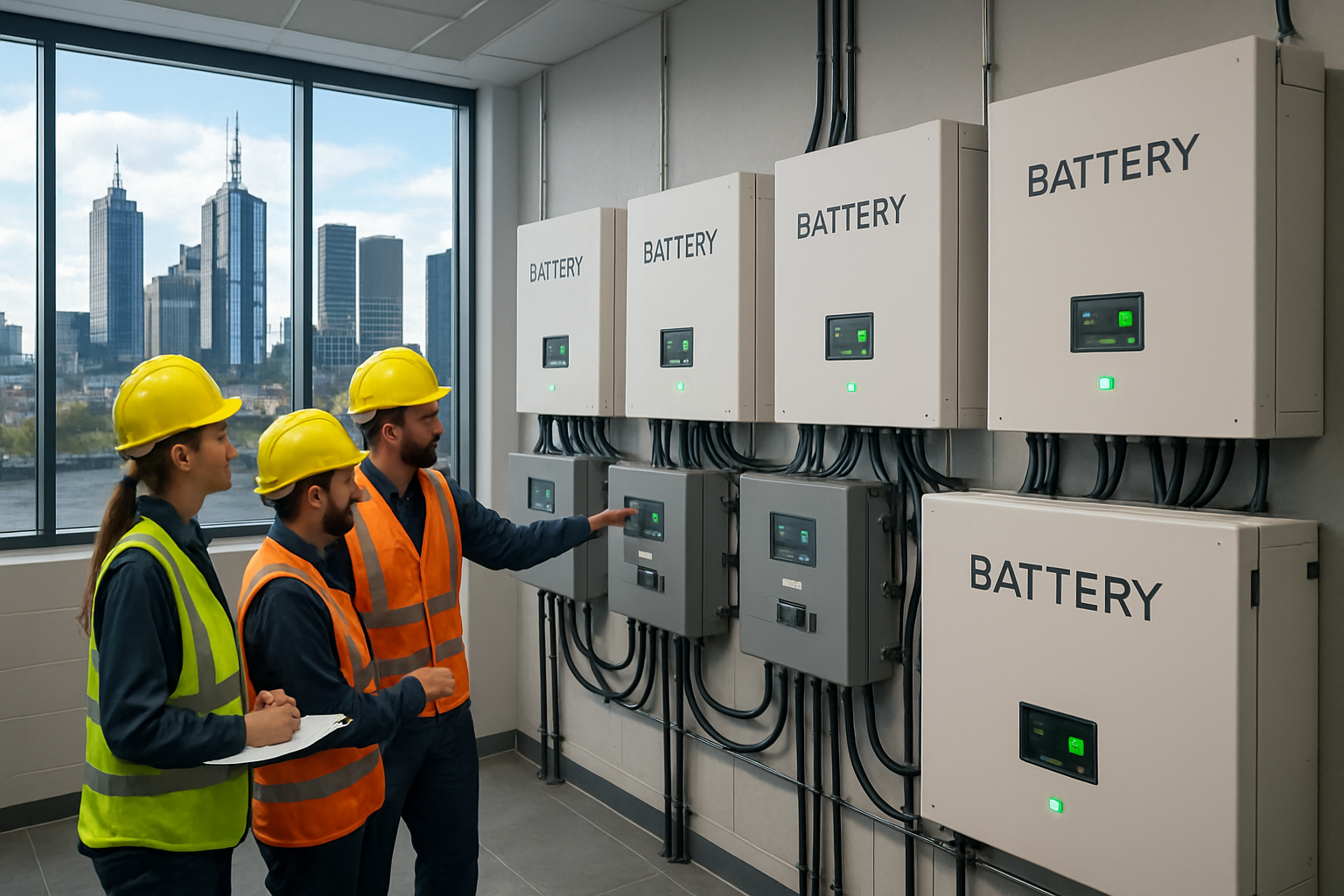 commercial battery storage melbourne inline image
