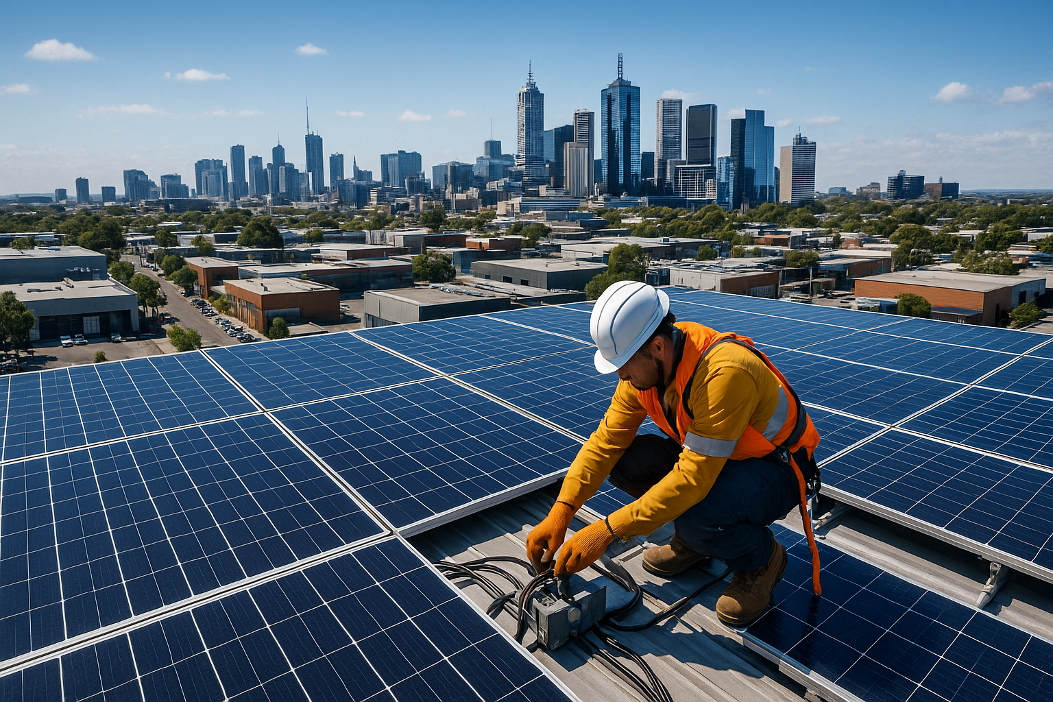 Commercial Solar Panel Installation Melbourne: Electrical Requirements inline image