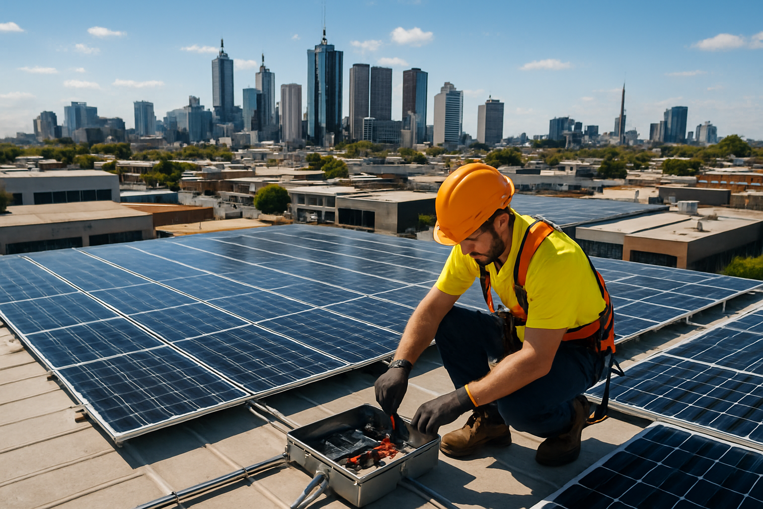 Commercial Solar Panel Installation Melbourne: Electrical Requirements inline image