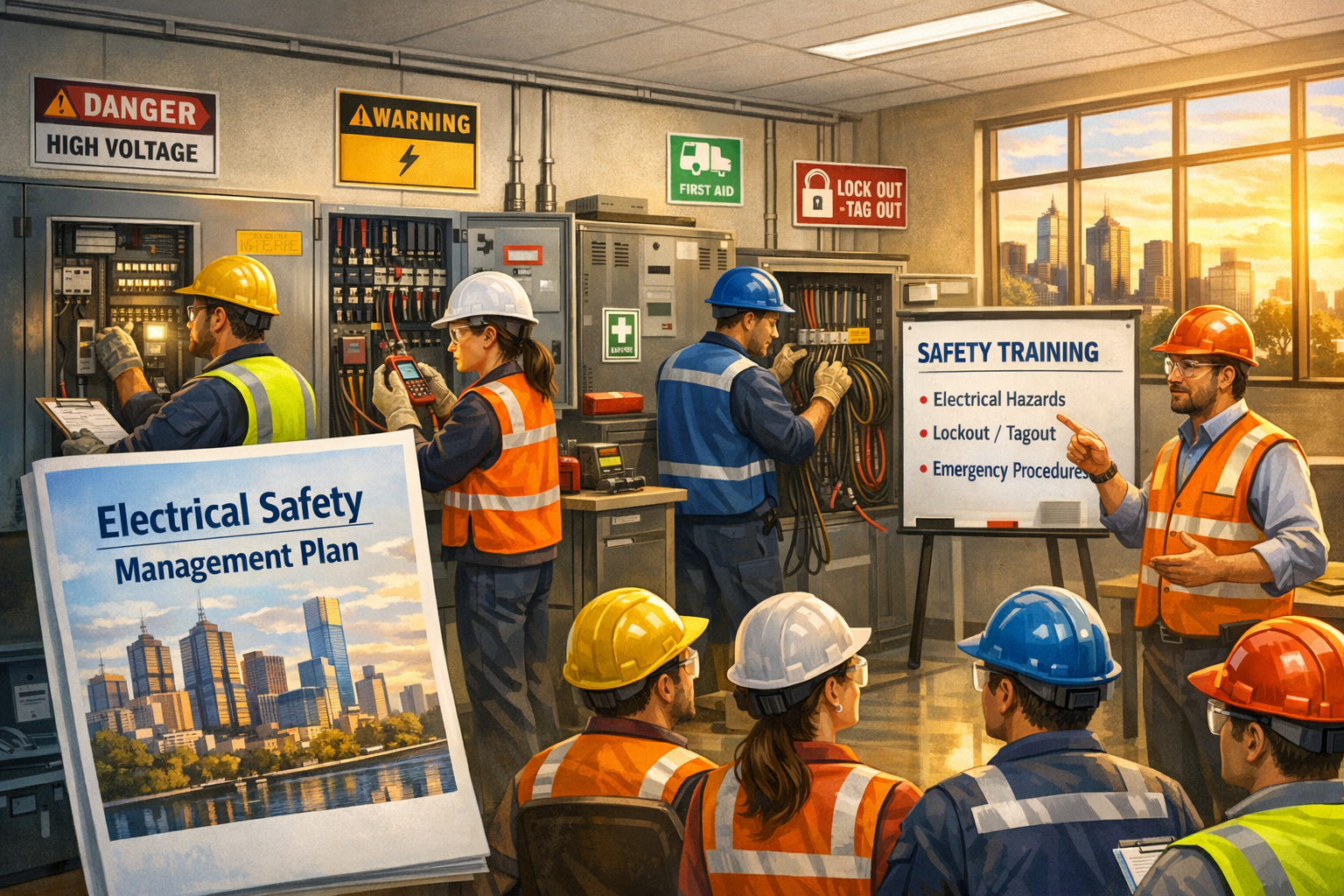 electrical safety management plan melbourne inline image