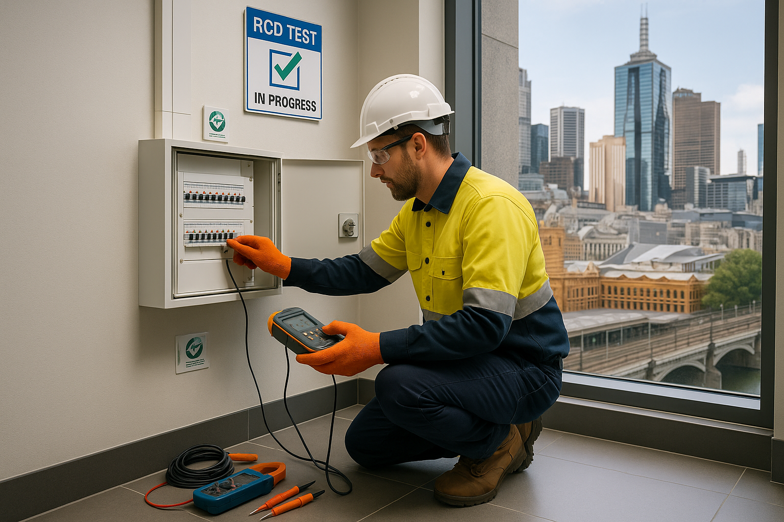 RCD testing melbourne commercial inline image