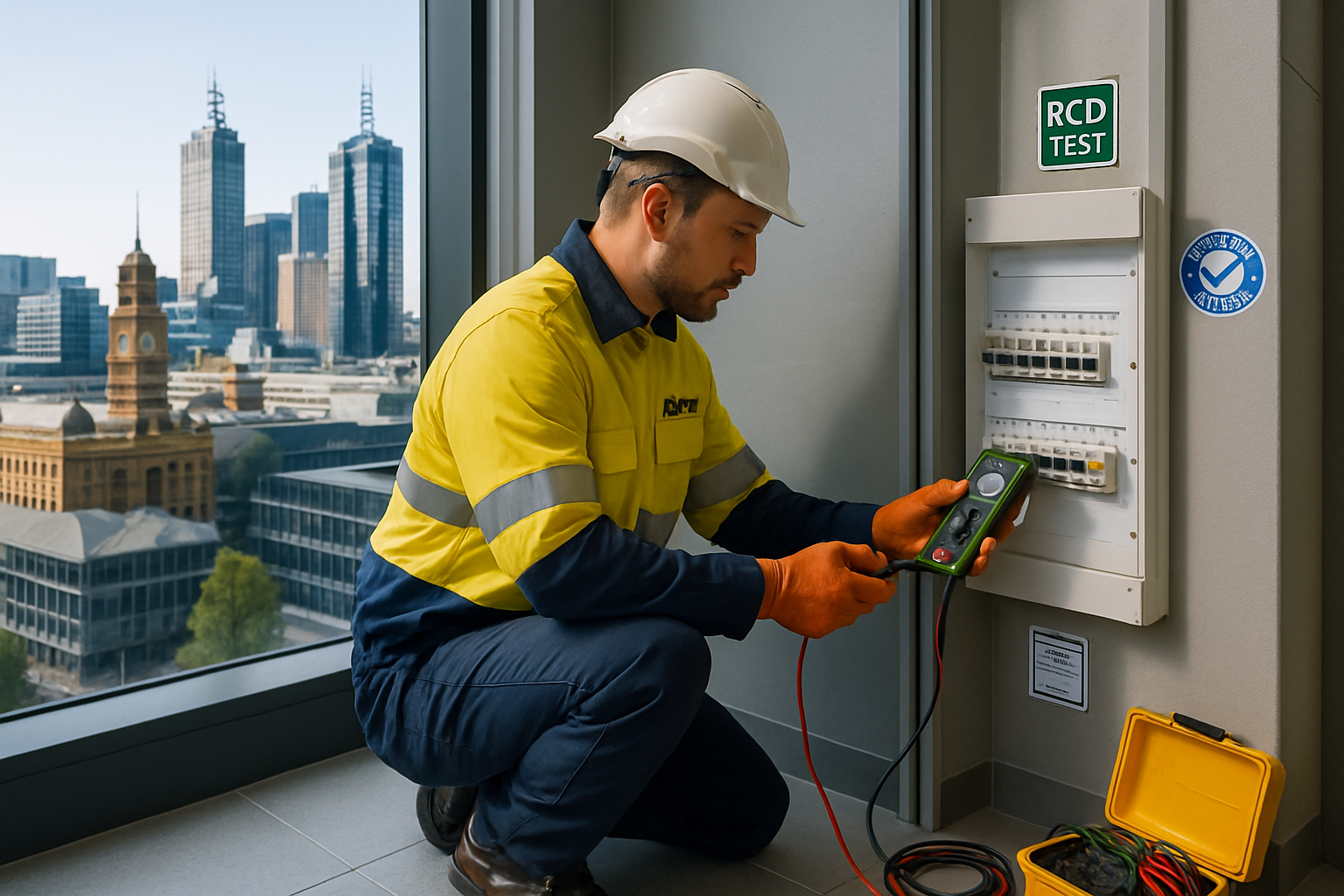 RCD testing melbourne commercial inline image