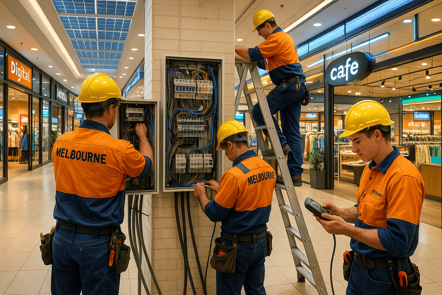 shopping center electrical melbourne inline image