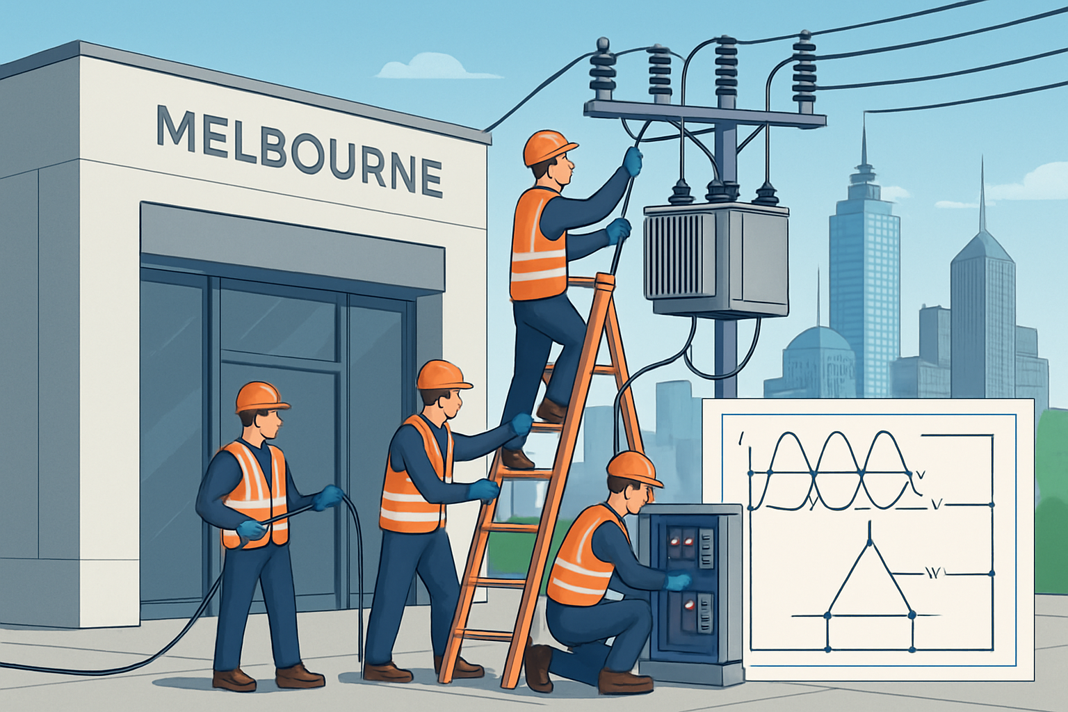 three phase power installation melbourne inline image