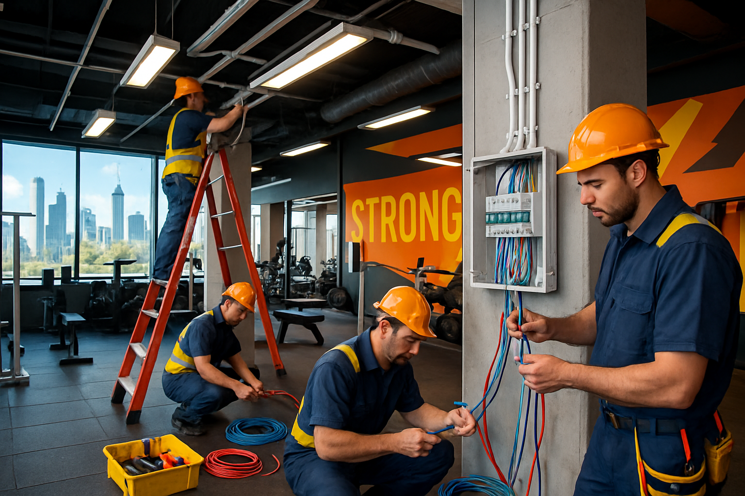gym electrical installation melbourne