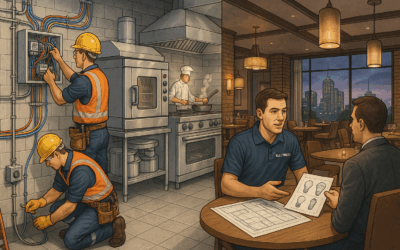 Restaurant Electrical Installation Melbourne: Kitchen & Dining Setup