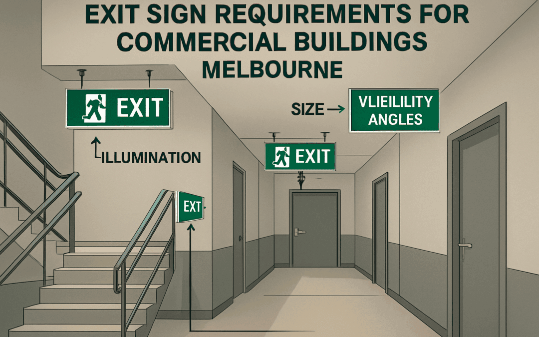 Exit Sign Requirements Melbourne: Commercial Building Compliance