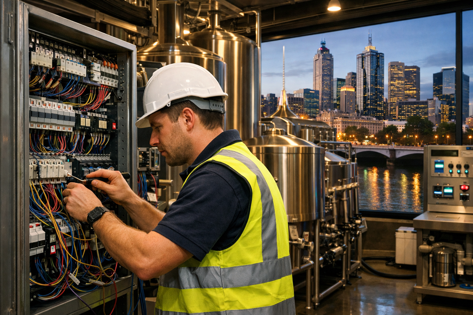 brewery electrical installation melbourne