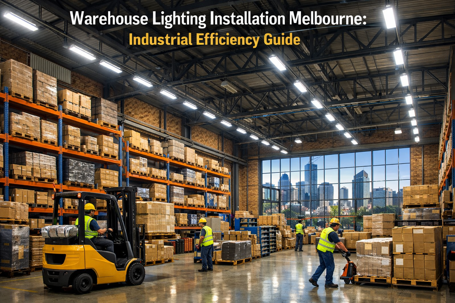 warehouse lighting melbourne