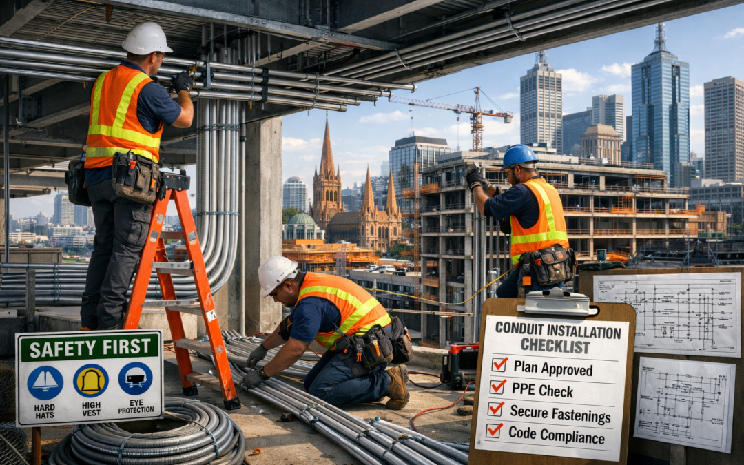 Commercial Conduit Installation Melbourne: Compliance Requirements