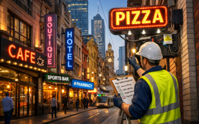 Electrical Signage Requirements Melbourne: Commercial Safety Compliance